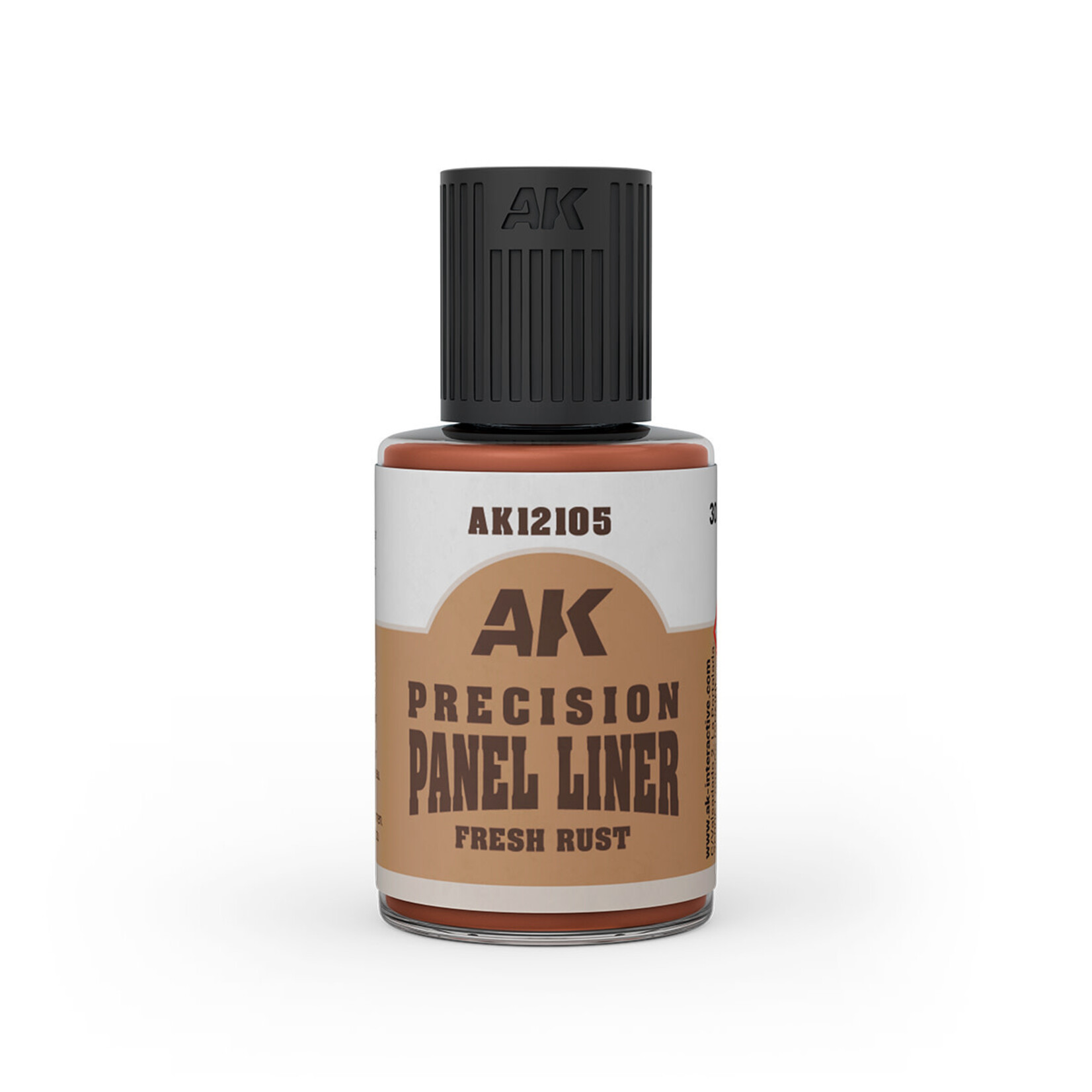 AK Interactive AK Interactive: Precision Panel Liner - Fresh Rust (30ml)