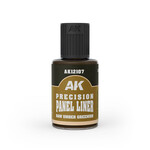 AK Interactive AK Interactive: Precision Panel Liner - Raw Umber Greenish (30ml)