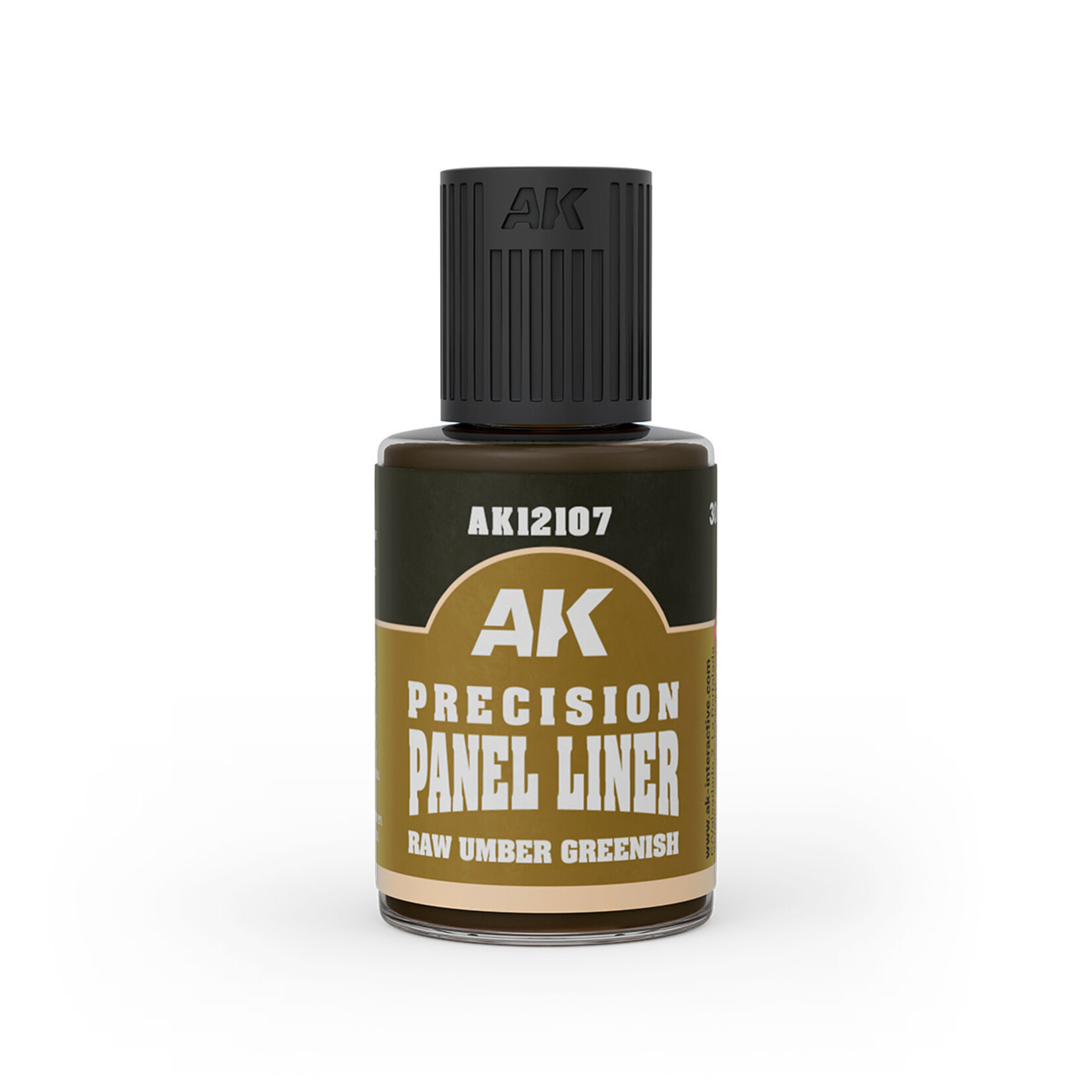 AK Interactive AK Interactive: Precision Panel Liner - Raw Umber Greenish (30ml)