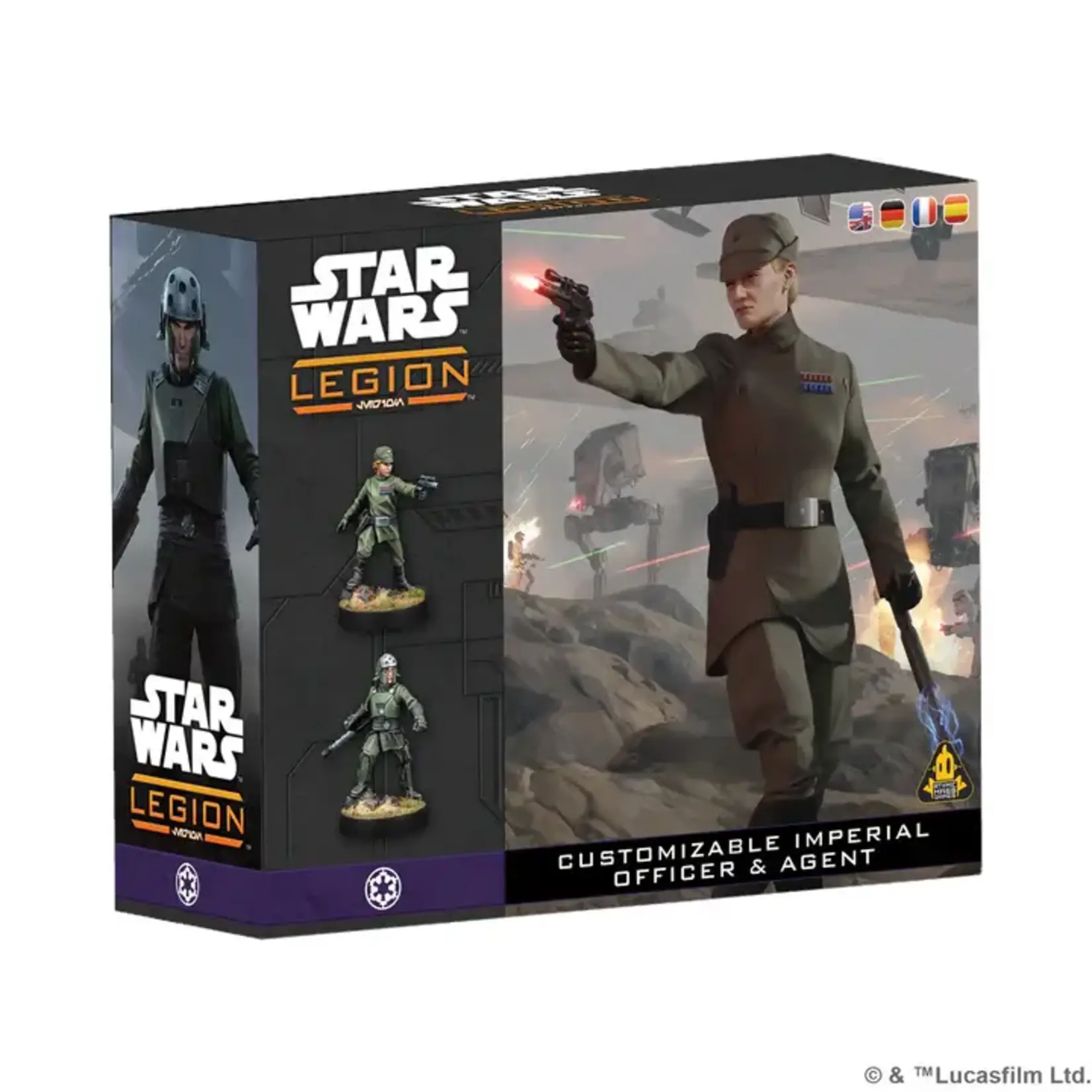 Atomic Mass Games Star Wars Legion: Imperial - Customizable Imperial Officer & Agent
