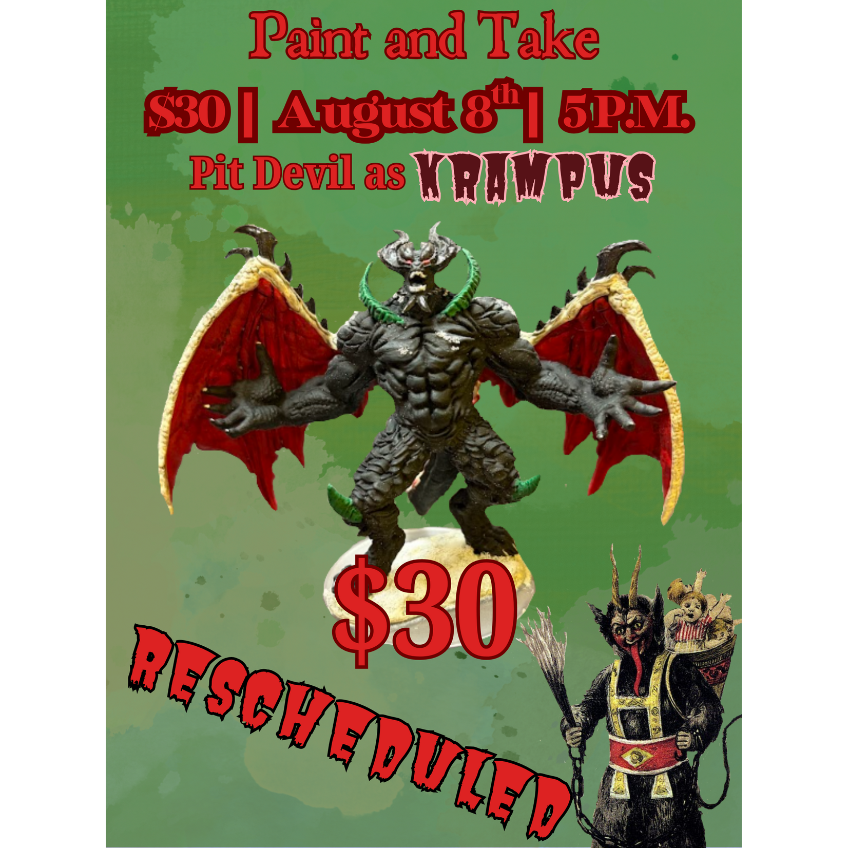 Paint and Take - Krampus (8/8/26 5pm)