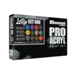 Monument Hobbies Pro Acryl: 1-Step - Paint Set 1