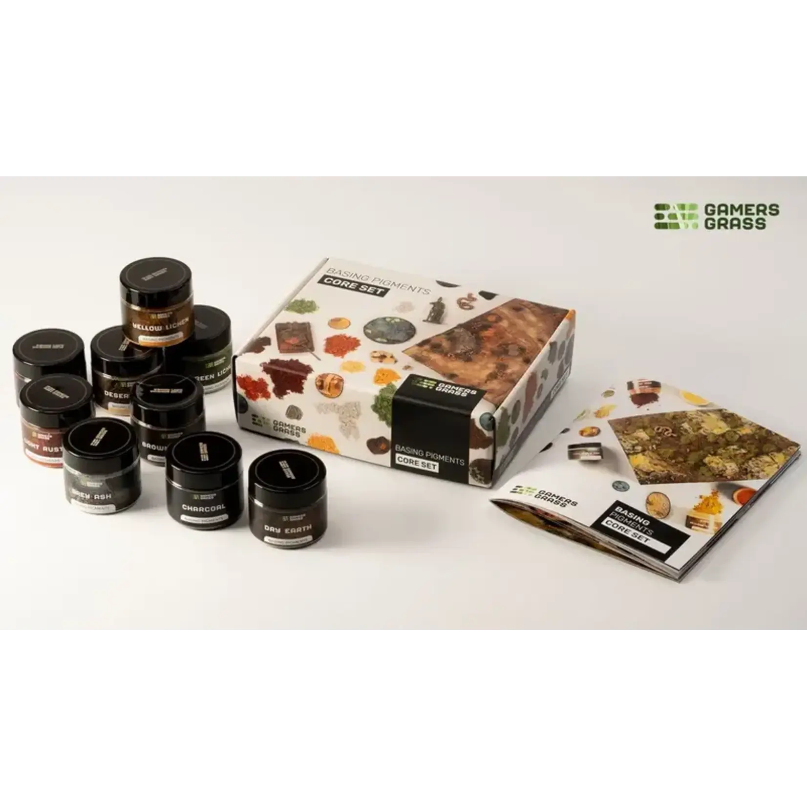 Gamers Grass Gamers Grass: Basing Box - Basing Pigments Core Set