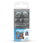 AK Interactive AK Interactive: Basing Bits - Sci-Fi Props (11 Pieces)