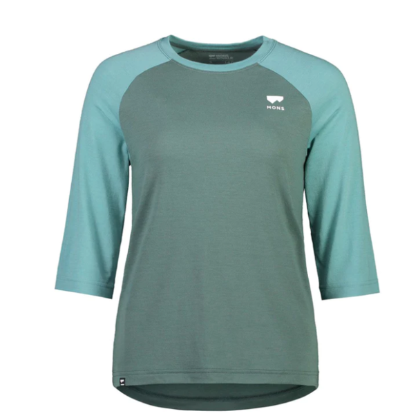Mons Royale Mons Royale Tarn Raglan 3/4 Womens