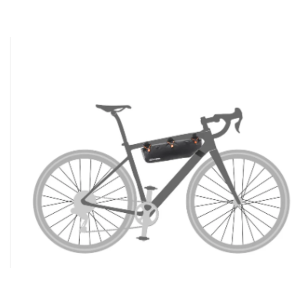 Ortlieb Bikepacking Frame-Pack RC Toptube Black/Matte 4L