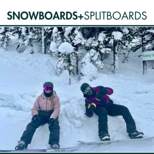 Snowboard and Splitboard