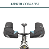 45NRTH Cobrafist Pogies - Flat Bar, Black, One Size