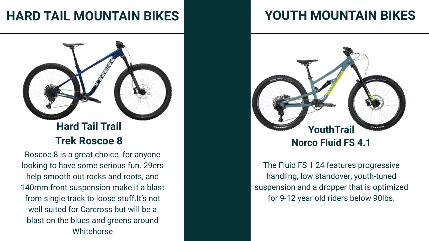 Summer Fleet Hardtails and Youth Bikes