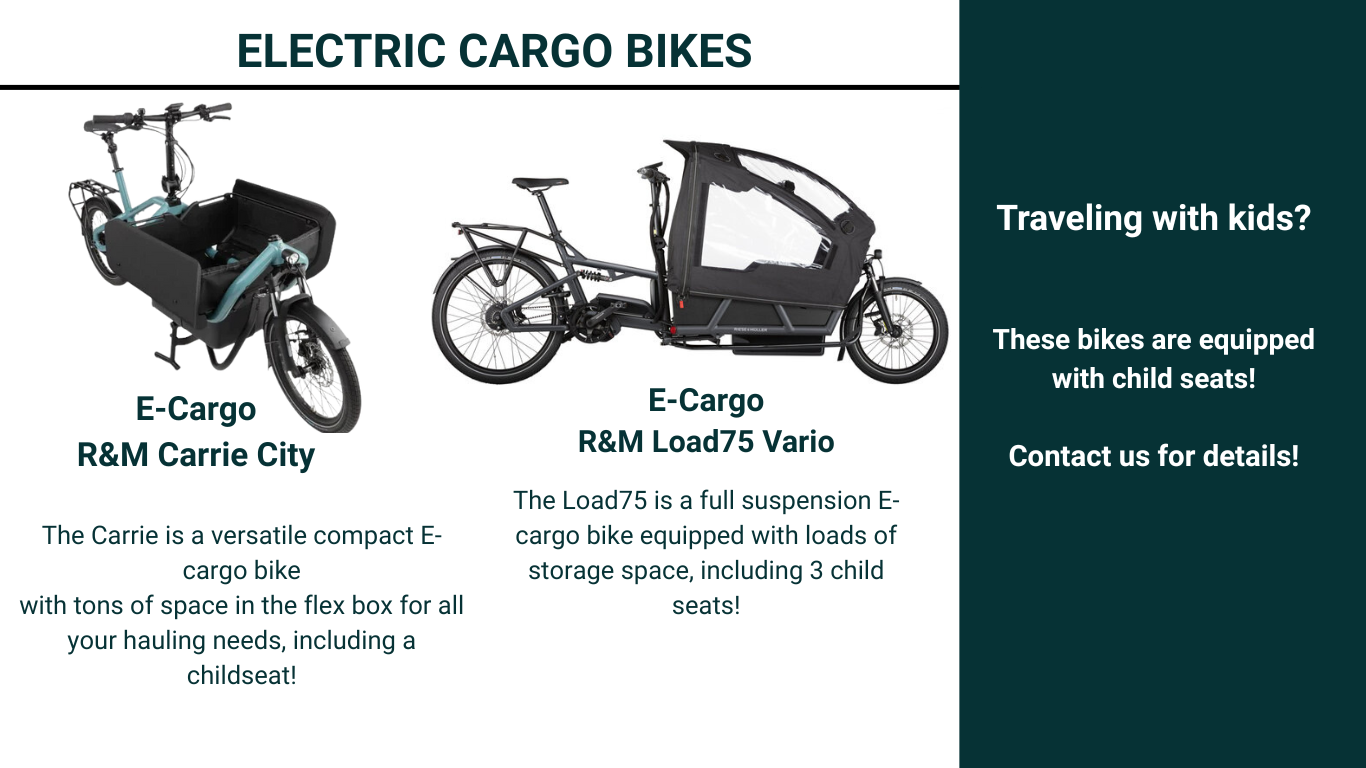 Our Summer Fleet E-cargo bike