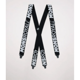 Unisex Afterbang Suspenders Black / White OS