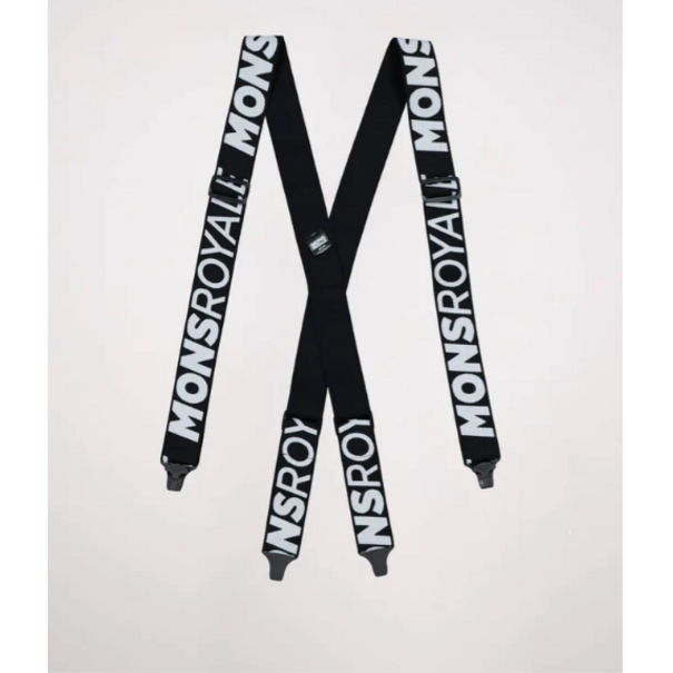 Mons Royale Unisex Afterbang Suspenders Black / White OS