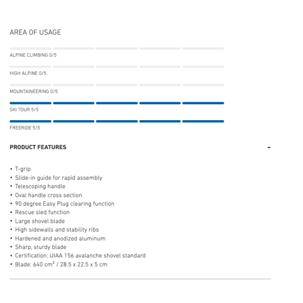 Ortovox Ortovox Pro Guide Shovel