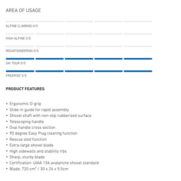 Ortovox Ortovox Pro Rescue Shovel