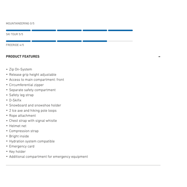 Ortovox Ortovox AVABAG Litric Tour 28 S
