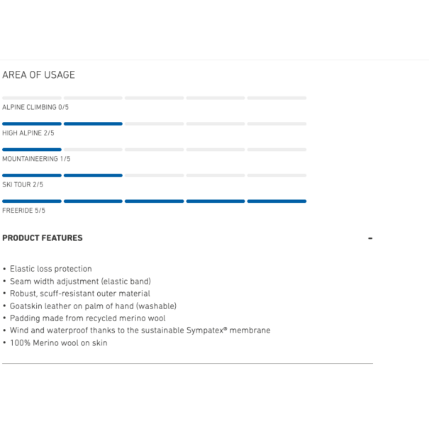 Ortovox Ortovox Merino Mountain Glove