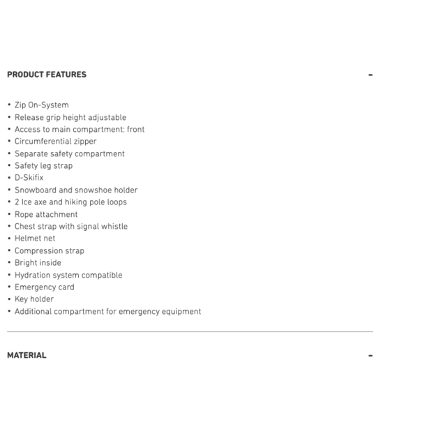 Ortovox Ortovox AVABag Litric Tour 30