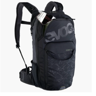EVOC Stage 12, Hydration Bag, Volume: 12L, Bladder: Not included, Black