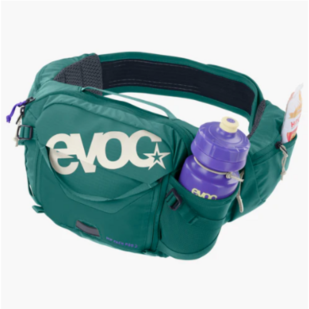 EVOC, Hip Pack Pro 3 +1.5L Bladder, Bottle Green