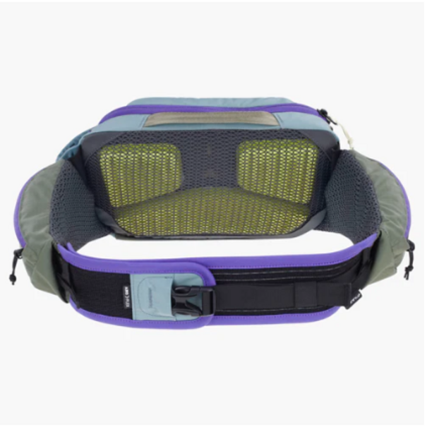 EVOC Hip Pack Pro 3 +1.5L Bladder, Steel/ Violet/ Dark Olive