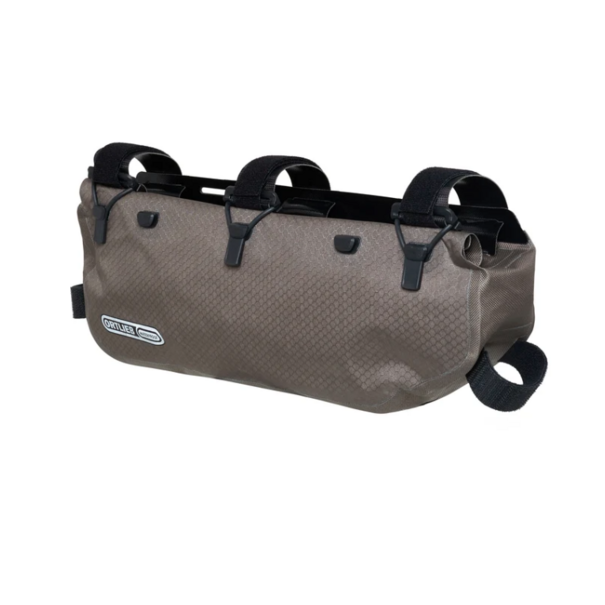 Ortlieb Frame Pack RC Toptube Hook and Loop Straps Dark Sand 3L