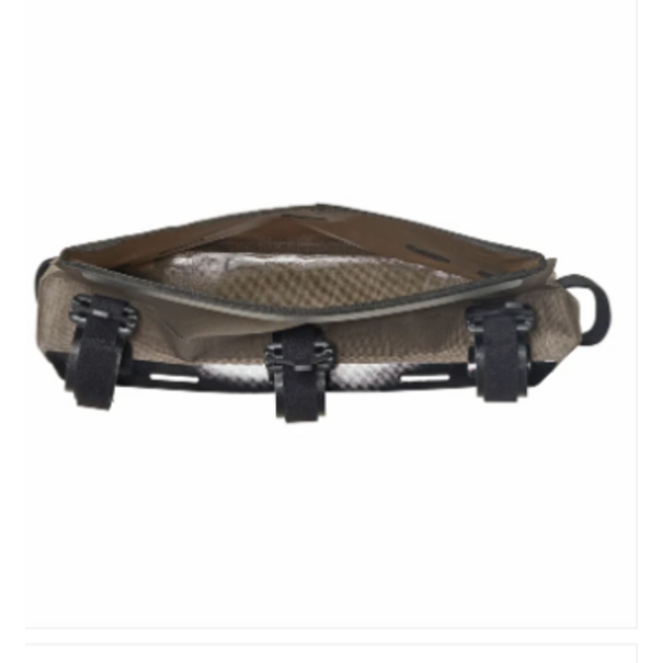 Ortlieb Frame Pack RC Toptube Hook and Loop Straps Dark Sand 3L