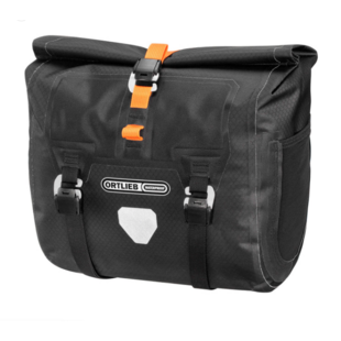 Ortlieb Handlebar Pack QR Bar Lock Dark Sand 1L