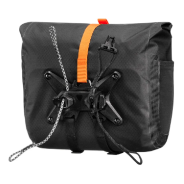 Ortlieb Handlebar Pack QR Bar Lock Dark Sand 1L