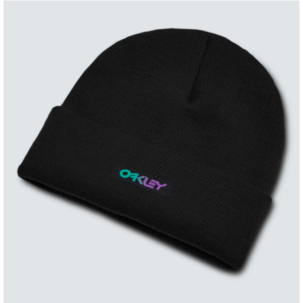 Oakley Oakley B1B Gradient Patch Beanie Blackout