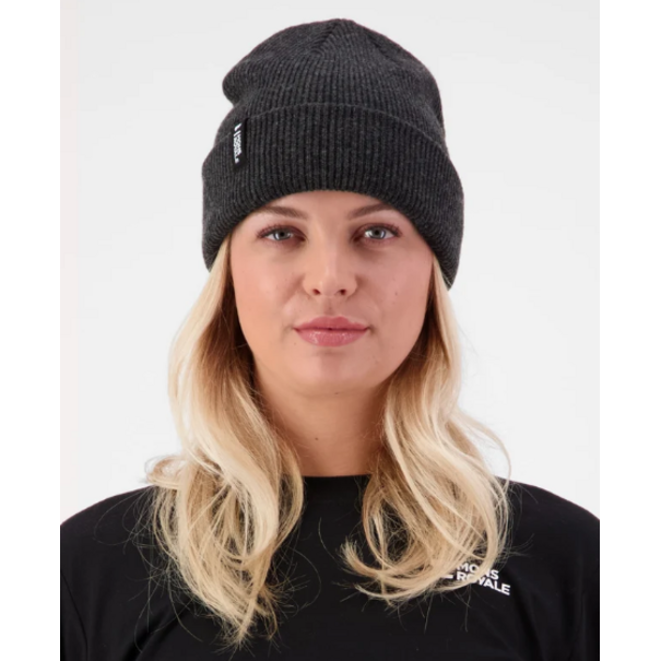 Mons Royale Mons Royale Chunk Logger Beanie Charcoal