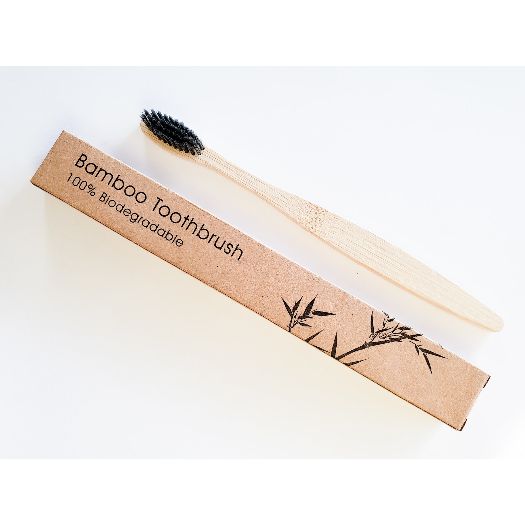 Brooklyn Made Brooklyn Made Zero Waste Bamboo Toothbrush (Charcoal Bristles)