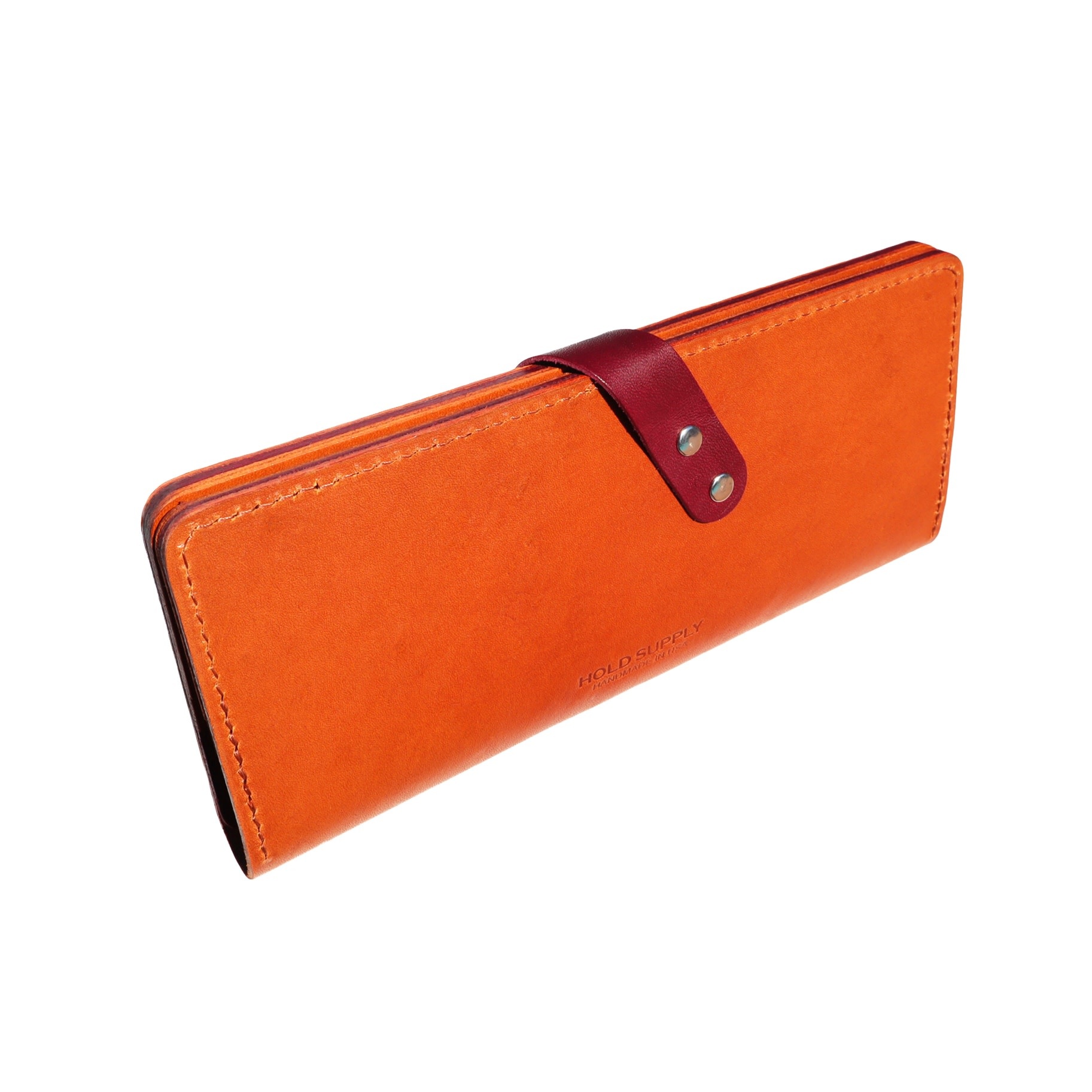 Hold Supply Co Hold Supply Co Red/Brown Leather Women’s Long Wallet