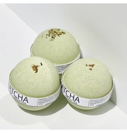 Pure Drop Pure Drop Organic Matcha Green Tea Bath Bomb