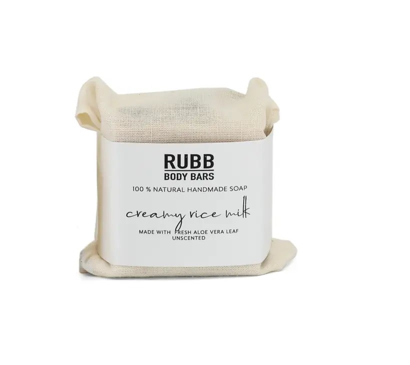 Rubb Body Bars Rubb Body Bar Soap Creamy Rice Milk Unscented 6oz
