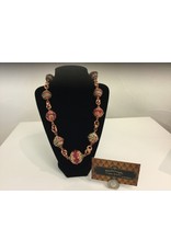 Linda Meadows Copper Linda Meadows Painted Leather Love Knots Necklace