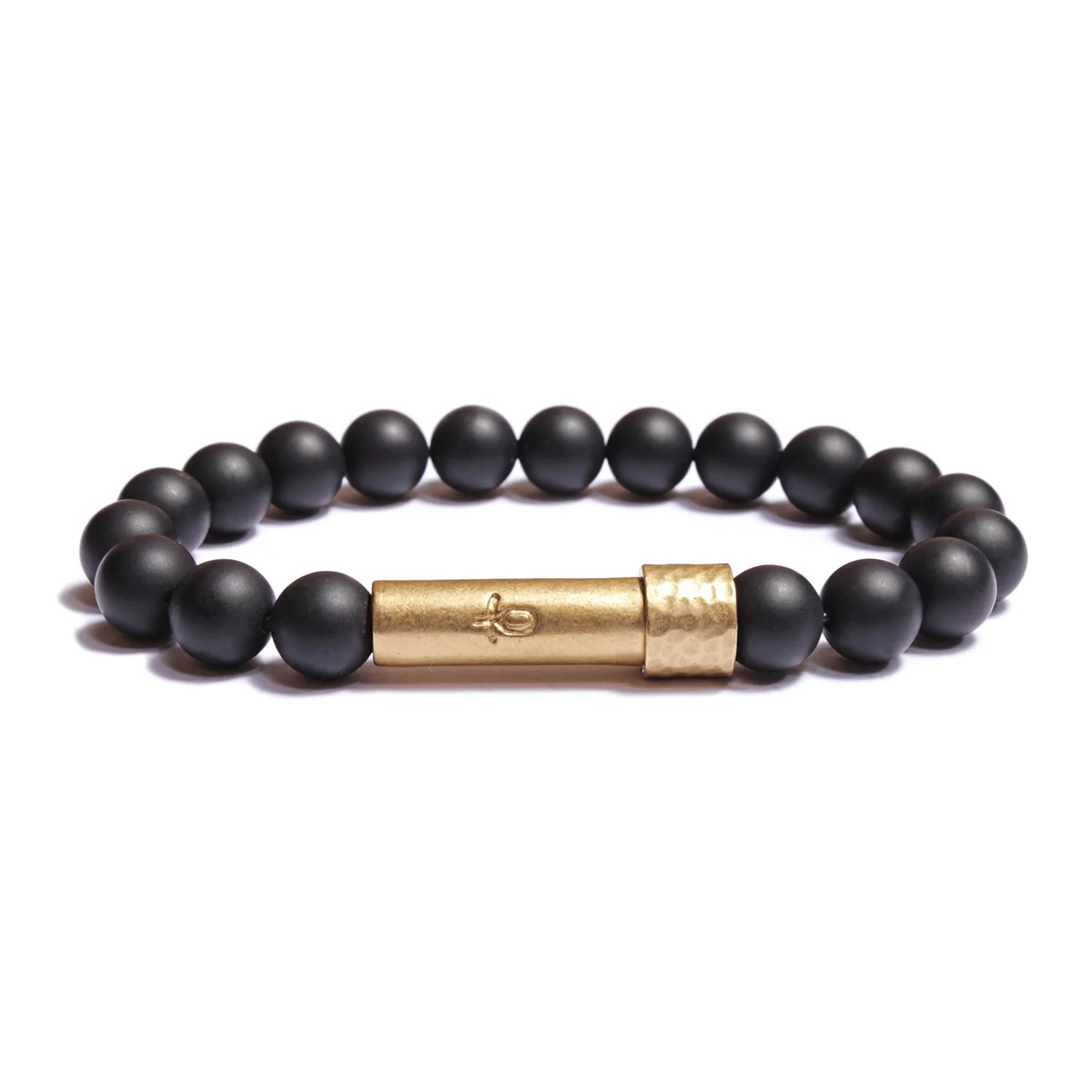 Wishbeads Wishbeads Matte Black Onyx Intention Bracelet (M)