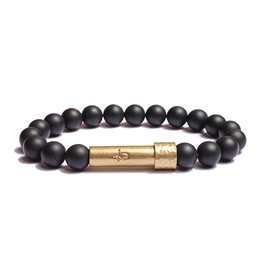 Wishbeads Wishbeads Matte Black Onyx Intention Bracelet (W)