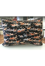 Snori Dori Design Snori Dori Designs Orange Horse Pillow