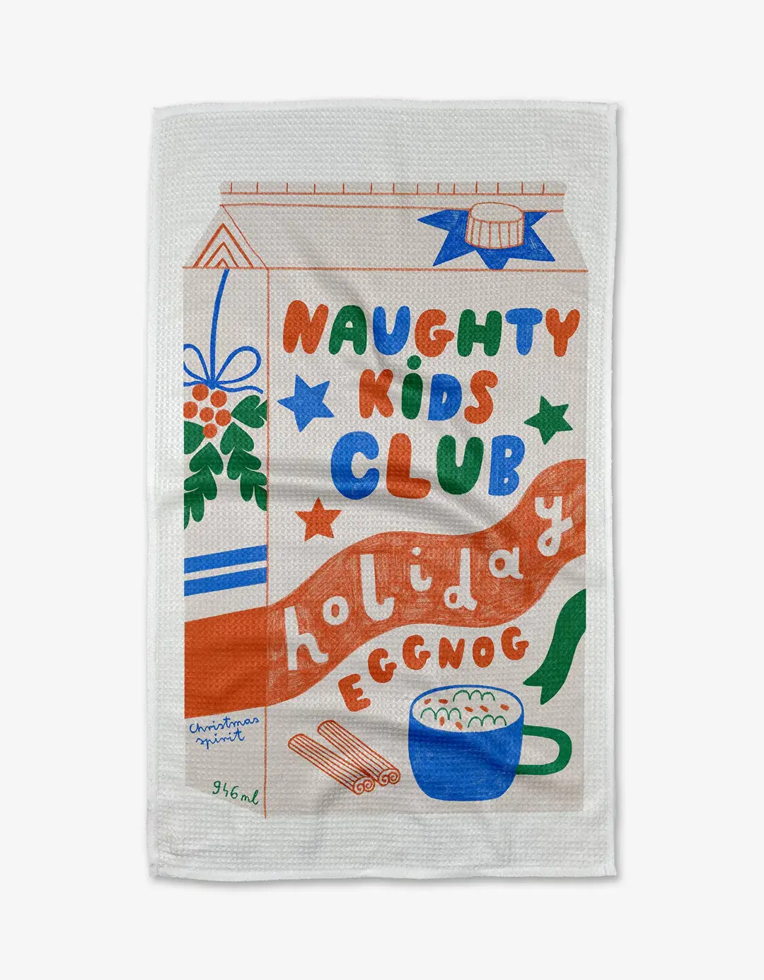 Geometry Geometry Naughty Club Tea Towel