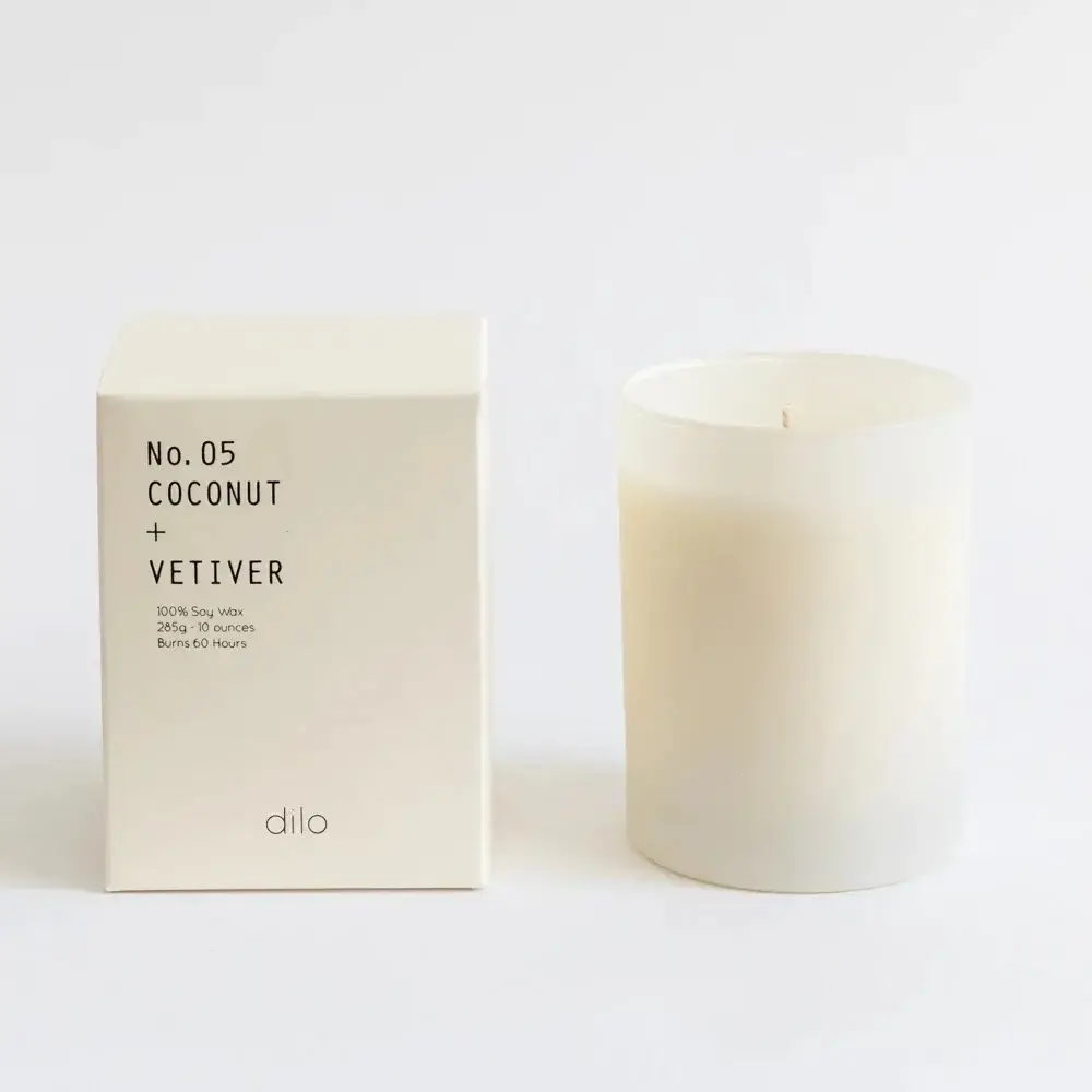 dilo Dilo Shades Coconut + Vetiver Candle