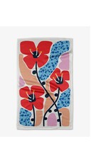 Geometry Geometry Dizzy Poppies Tea Towel