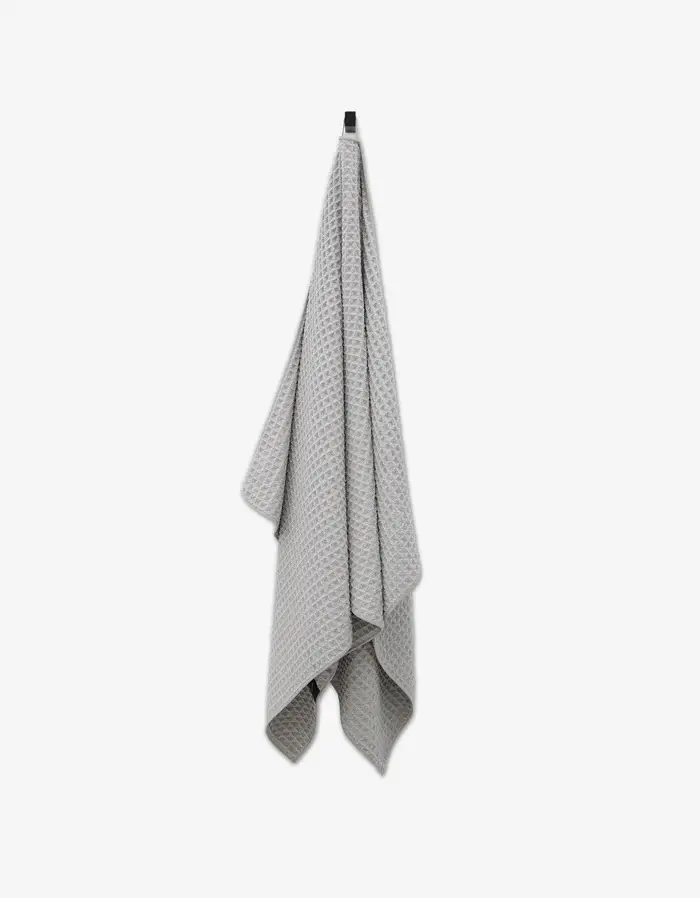 Geometry Geometry Stone Waffle Bath Towel