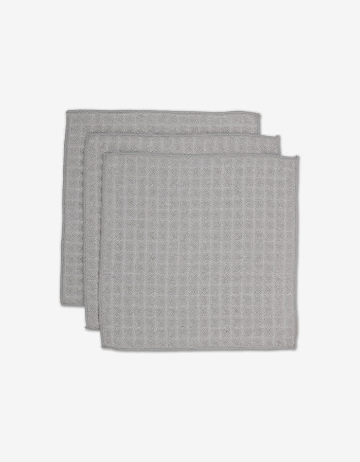 Geometry Geometry Stone Waffle Washcloth Set (3)