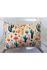 Snori Dori Designs Pillow Multi Orange Cactus 3