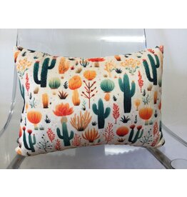 Snori Dori Designs Pillow Multi Orange Cactus 3