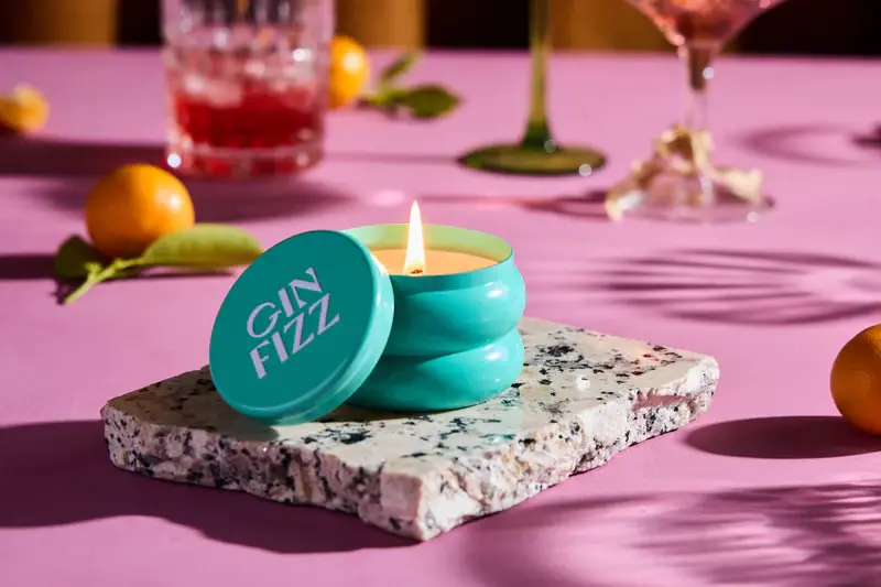 Rewined Gin Fizz Candle