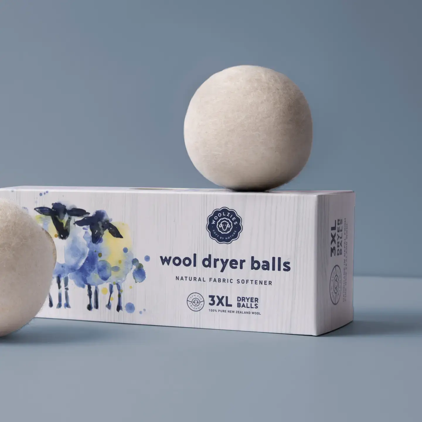 Woolzies Woolzies Wool Dryer Balls (set of 3) White