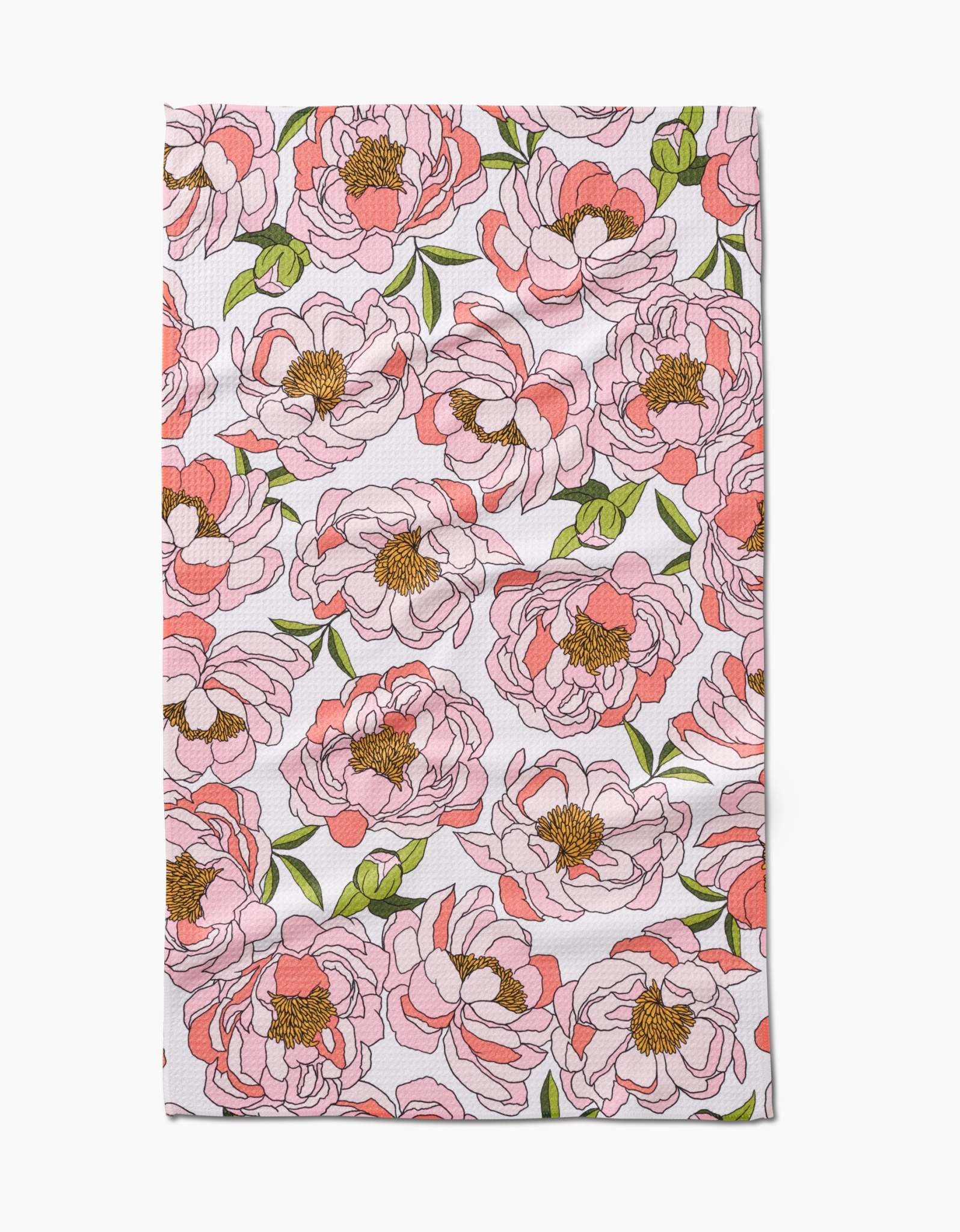 Geometry Geometry Peony Paradise Tea Towel