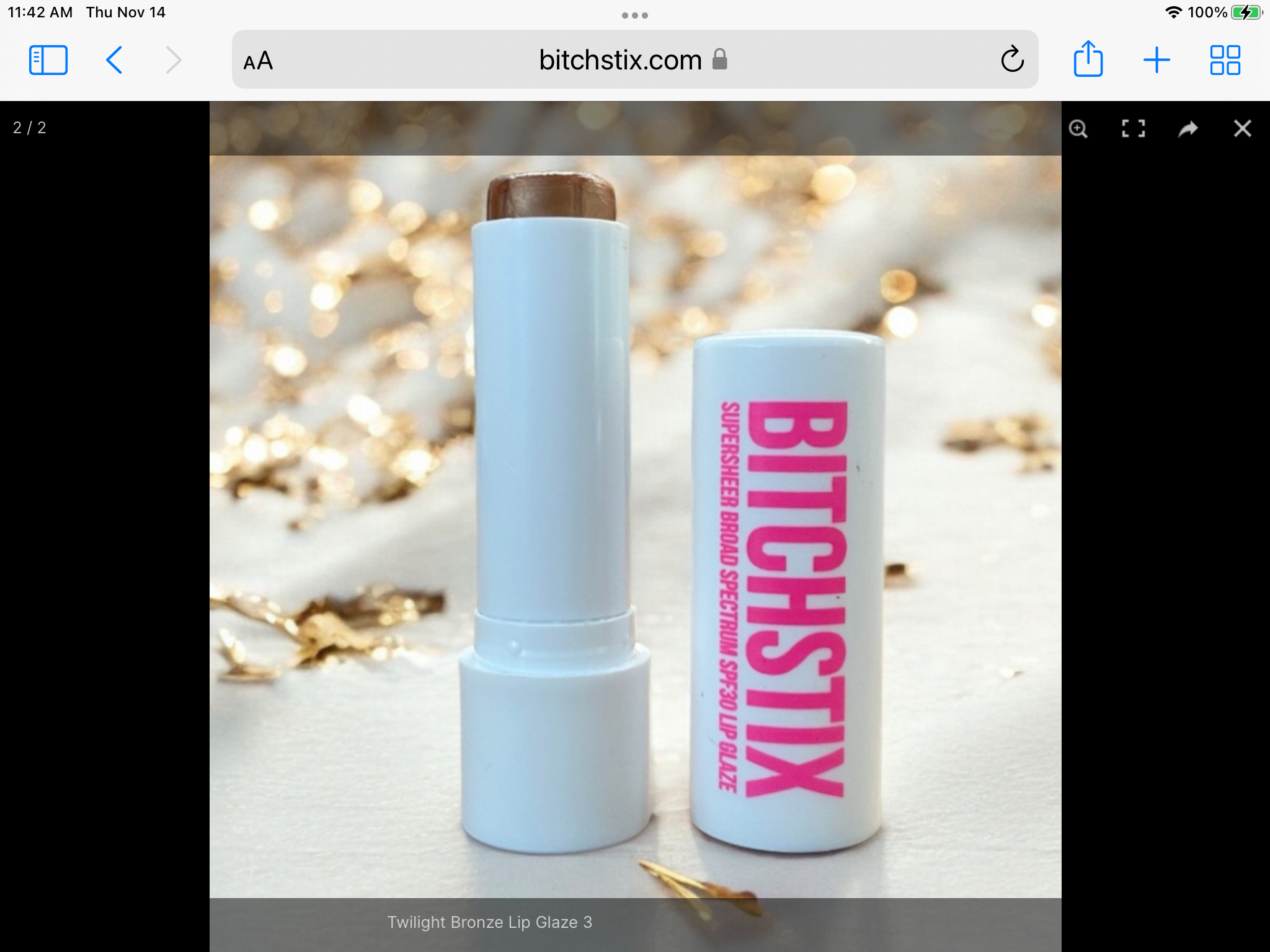 Bitchstix Bitchstix Supersheer Twilight Bronze spf 30