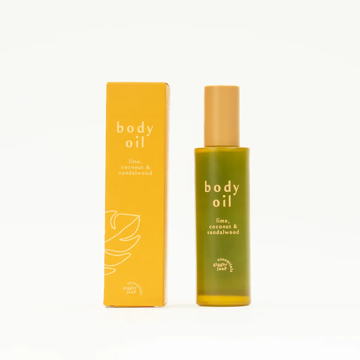 Ginger June Candle Co Ginger June Body Oil - Coconut/Lime/Sandalwood